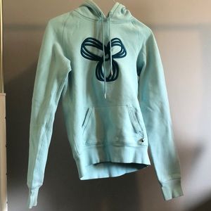 light teal tna hoodie from aritzia